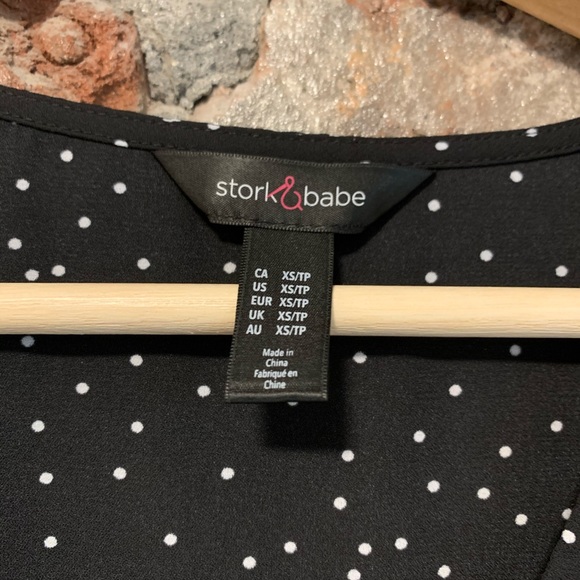 Stork & Babe maternity blouse - Picture 3 of 3